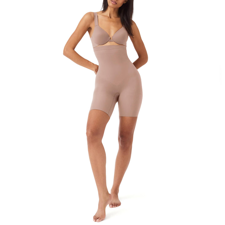 Spanx Damen Higher Power Short Waist Shapewear S Waist Shapewear Café Au Lait, S Waist Shapewear Caf