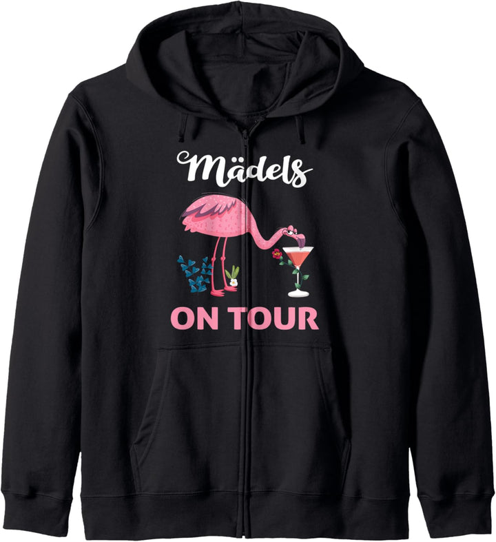 Wein Sekt Mädelstrip Mädelsabend Party Saufen Mädels On Tour Kapuzenjacke