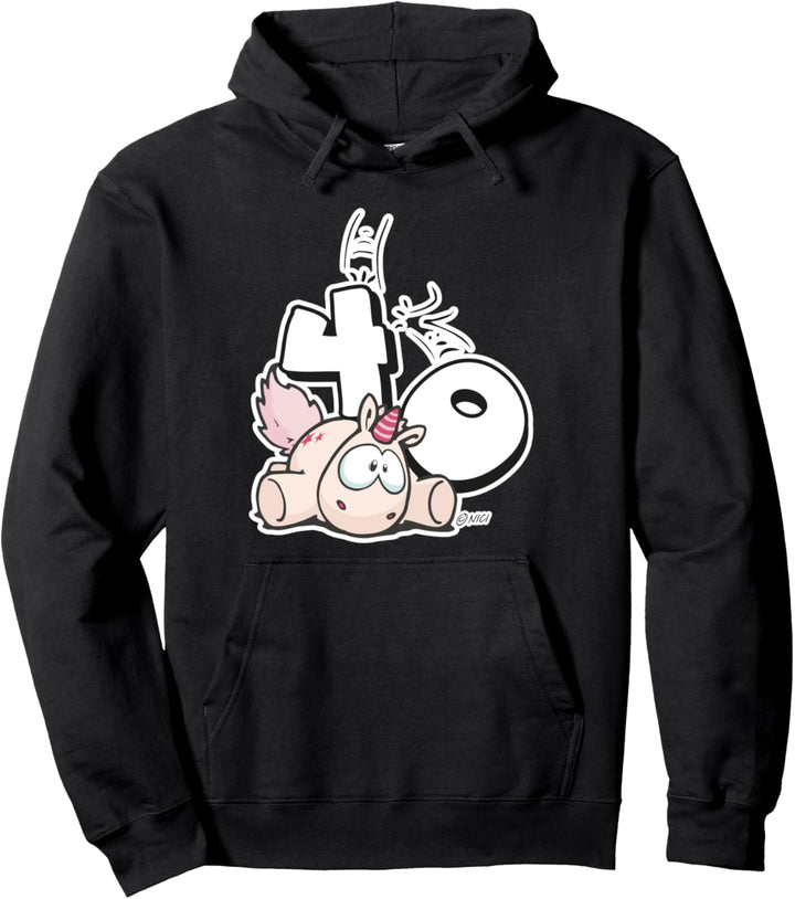 "40" designed by NICI Pullover Hoodie