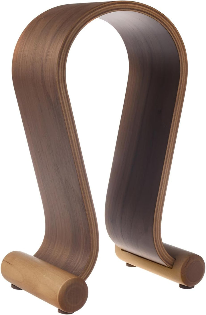 Maclean MC-815 Kopfhörerständer aus Holz | Universal Halter für Over-Ear Headsets | Stabil & Dekorat