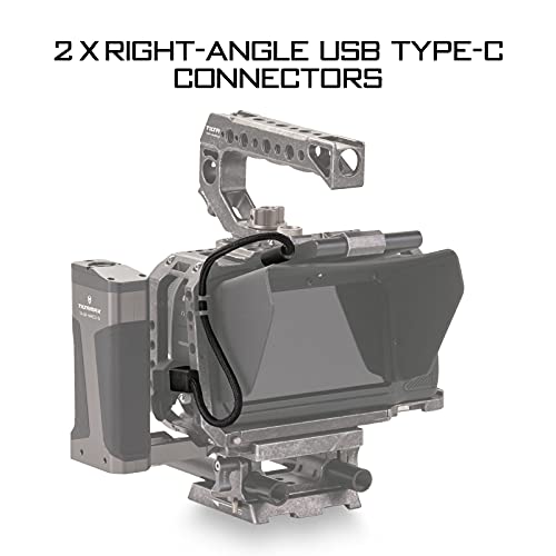 Tilta Kabel für BMPCC 4K, 90 Grad, 20 cm, Schwarz CB-USBC-20