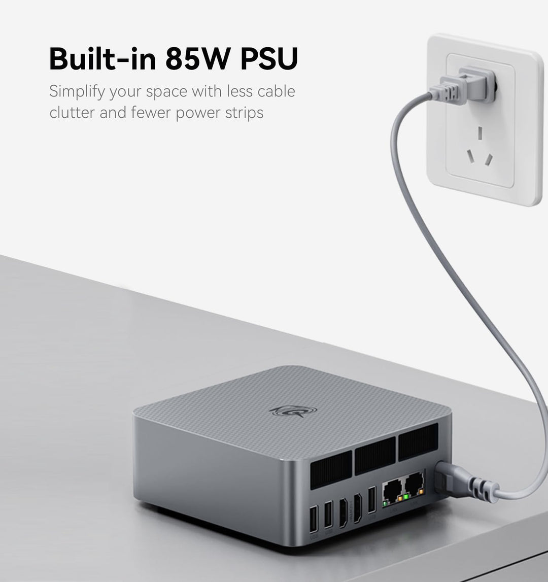 Beelink EQR6 Mini PC, AMD Ryzen 9 6900HX (8C/16T bis zu 4.9Ghz), 24G DDR5 RAM 1TB PCIe4.0 SSD Mini C