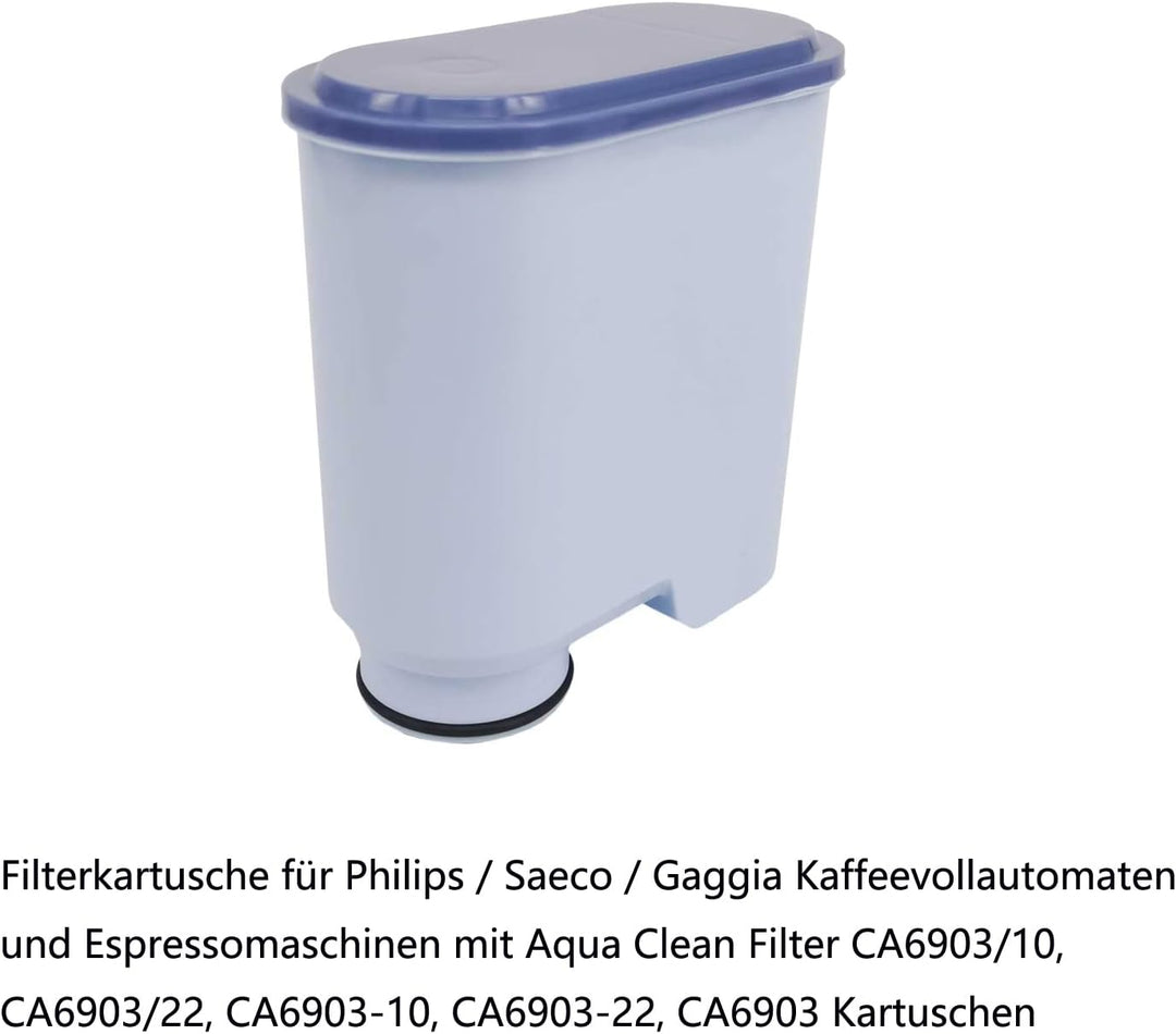 4X Wasserfilter Filter für Philips Series 2200 EP2224 EP2220 EP2221 EP2223 EP2230, Series 3100 EP351