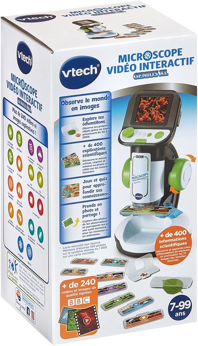 VTech. Mikroskop für Kinder, 80-616175, Weiss und Grün, Standard