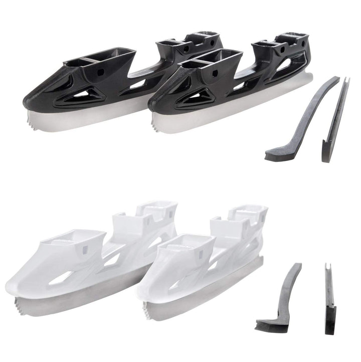 RAVEN Schlittschuhkufen für Inlineskates Pulse, Spirit, Expert, Balloon, Singer, Vella 29-32 Weiss,