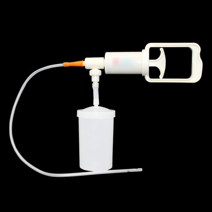 Manuelle Schleimabsaugpumpe, tragbarer handbetriebener Sputum-Absauger für Zuhause, Outdoor, Reisen,