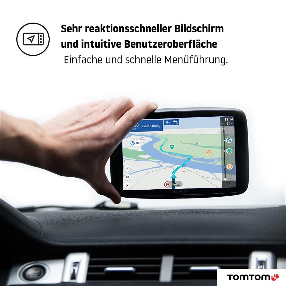 TomTom Navigationsgerät GO Discover (5 Zoll, Stauvermeidung Dank TomTom Traffic, Karten-Updates Welt