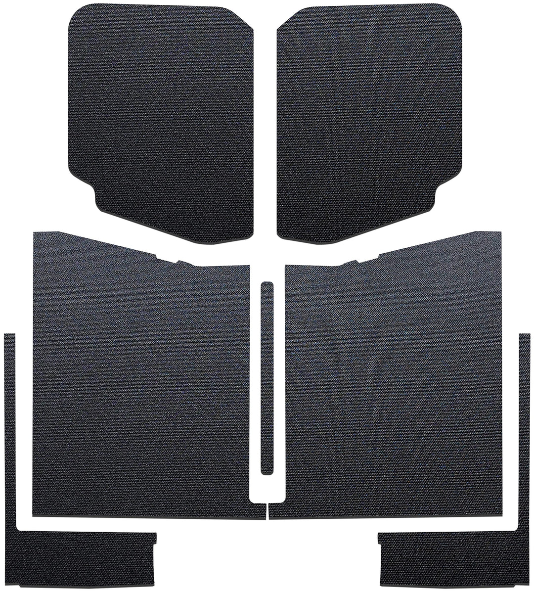 Design Engineering 050183 Headliner für Schalldämpfung, 7-teilig, Schwarz Jeep Gladiator JT (2020-up
