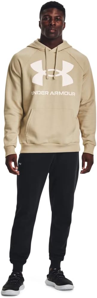 Under Armour Herren Rival Fleece Logo Hoodie Kapuzenpullover M Braun, M Braun