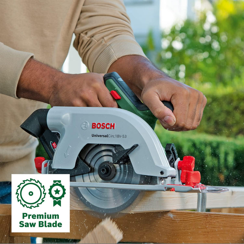 Bosch Accessories Bosch Akku-Kreissäge UniversalCirc 18V-53 (Präzises Sägen in Holz; max. Schnitttie