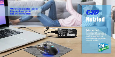 CYD 45W Notebook-Netzteil für Laptop-Ladekabel-Dell Inspiron 3147 3168 5378 7348 7352 7353 7378 3558
