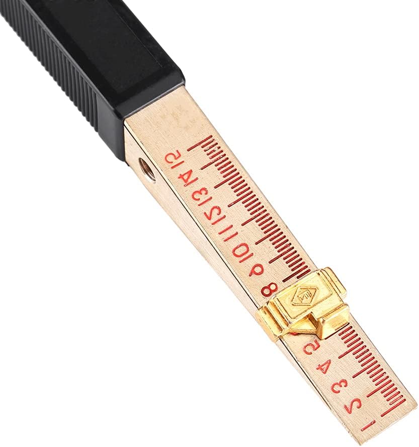 Messkeil Fühlerlehre, Keilförmiges Nonius Fühler Messgerät, 1-15 mm, 0.2mm, für Ebenheitsmessungen
