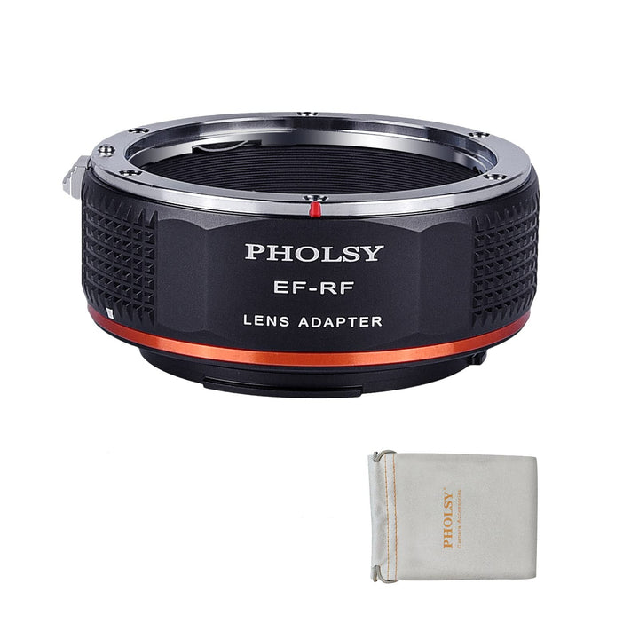 PHOLSY Objektivadapter Manueller Fokus Kompatibel mit Canon EOS EF EF-S Mount Objektiv auf Canon EOS