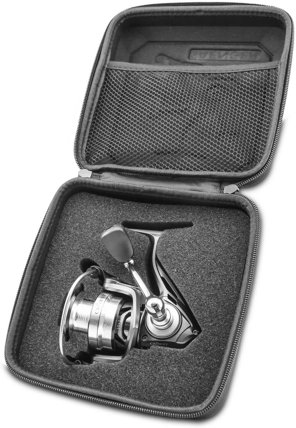 Crowny 4000 - in Transportbox Stationärolle Spinnrolle Angelrolle von Sänger