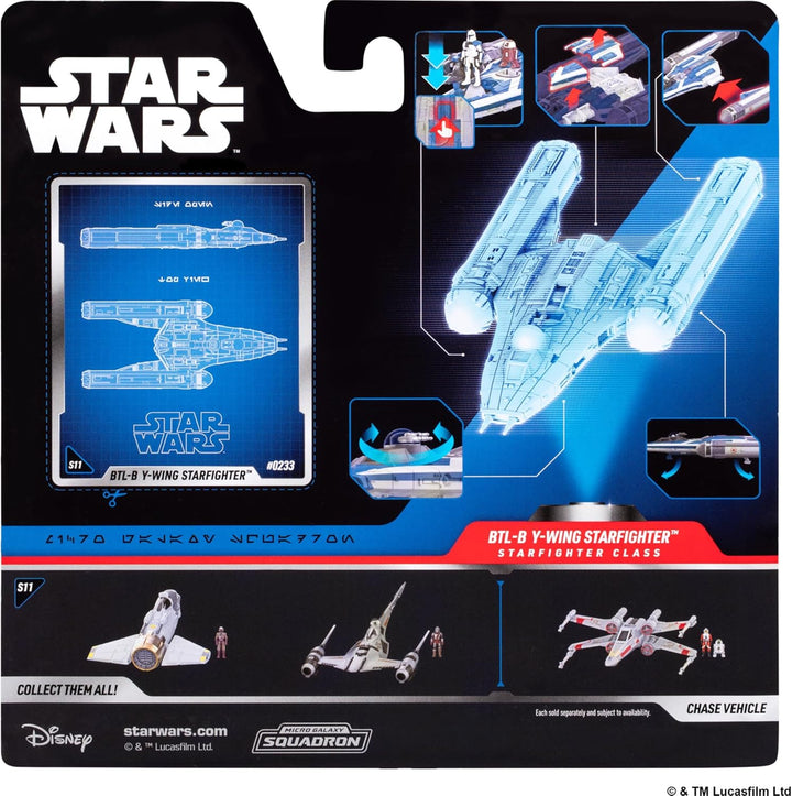 Star Wars™ Micro Galaxy Squadron SWJ0536 - BTL Y-Flügel Sternenjäger - offizielles 12,5 cm grosses F