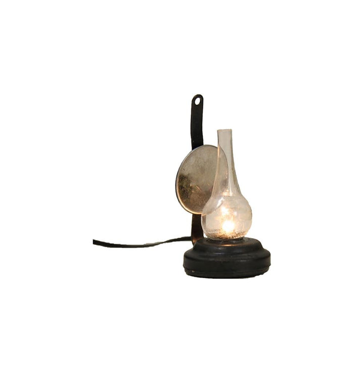 FADEDA Lampe mit Spiegel/Höhe:5 cm/handbemalt/detailgetreue Krippen Figuren - Weihnachten Tisch Deko