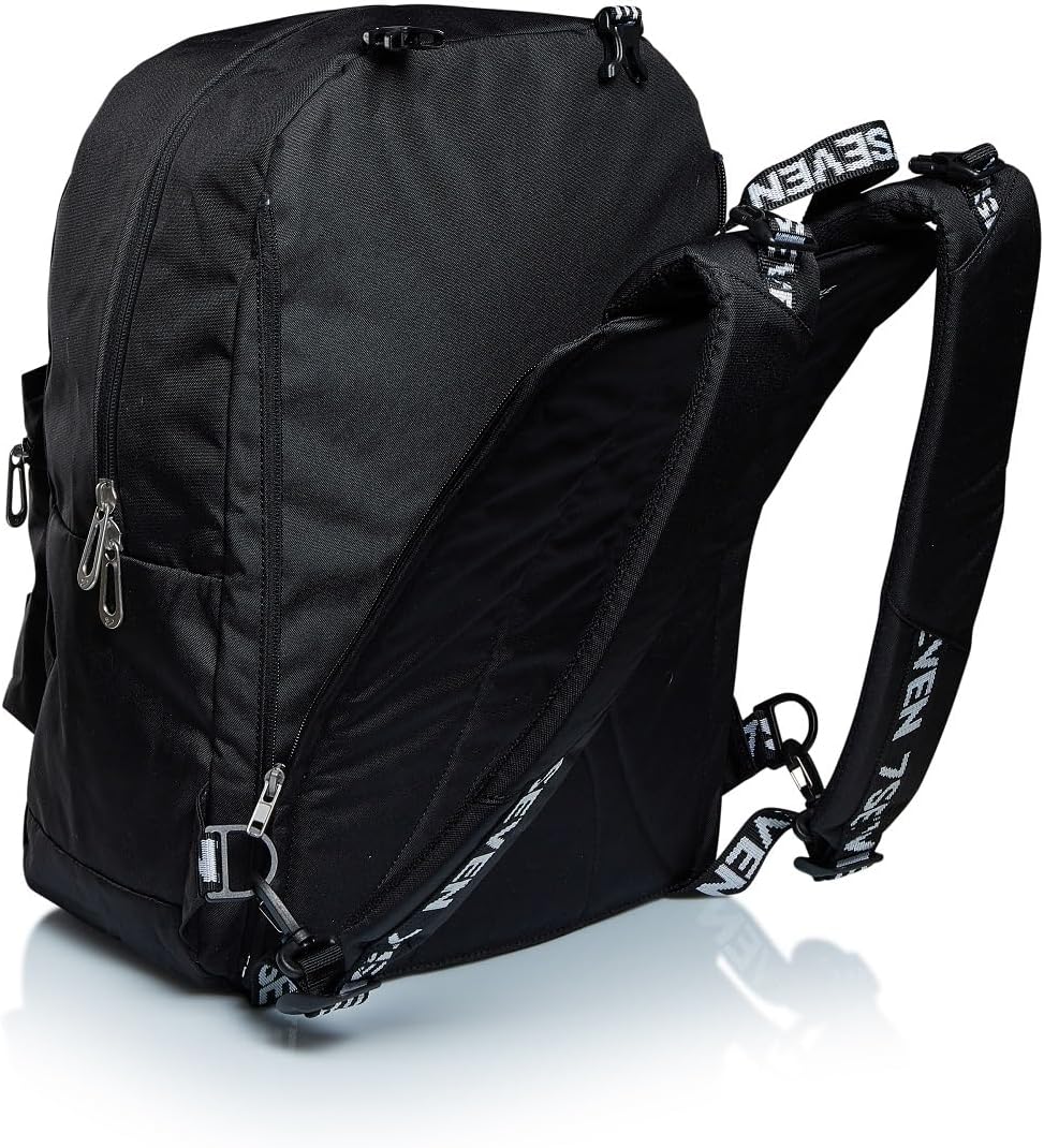 Seven Wende-Rucksack, aus nachhaltigem Stoff, Geräumige Schultasche für Teenager, Mädchen &amp; Jungen,