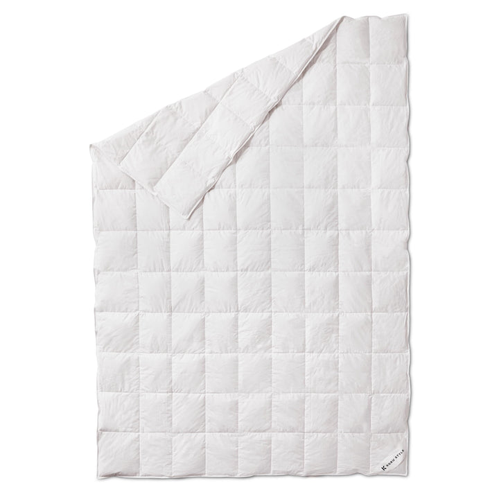 Koru Style Superior Daunen Bettdecke 155x220 cm – 90% Landdaunen / 10% Federn – leichte Sommerdecke