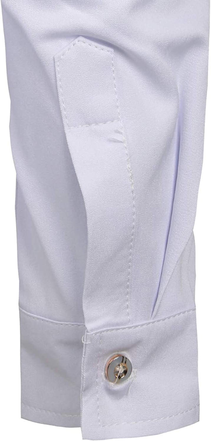 PARKLEES Herren-Smokinghemd, schmale Passform, langärmelig S Z69-weiss, S Z69-weiss