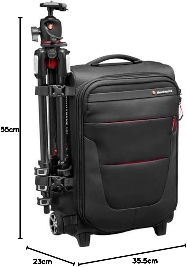 Manfrotto Switch-55 Pro Light 2-in-1 Trolley und Kamerarucksack, Rucksack für Camcorder, DSLR Kamera