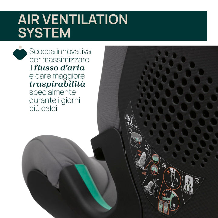 Chicco Autositz Seat&Go I-Size, mit Isofix-System, für Kinder mit einer Grösse von 76 bis 150 cm, ve