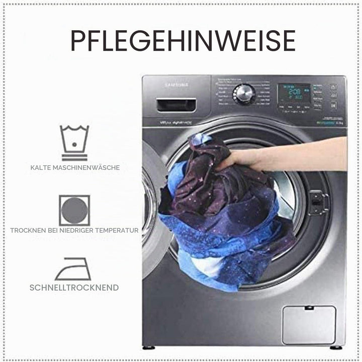 Bettwäsche Set 3 Teilig Bettbezüge 3D-Druck Tiere Pferd Motiv Bettbezug,Mikrofaser,Pflegeleicht,mit