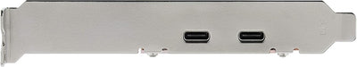 StarTech.com PCIe USB 3.1-Karte (2 Port, 2x USB-C 3.1 Gen 2, 10 Gbit/s, PCIe Gen 3 x4, ASM3142-Chips