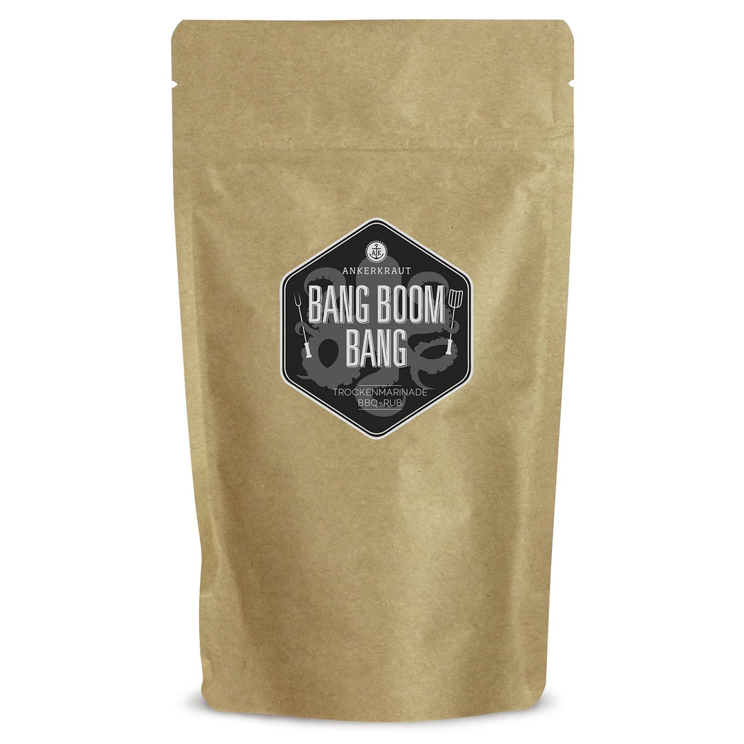 Ankerkraut Bang Boom Bang, 750g im XXL-Beutel, scharfer BBQ-Rub Gewürz-Mischung für alle die gar nic