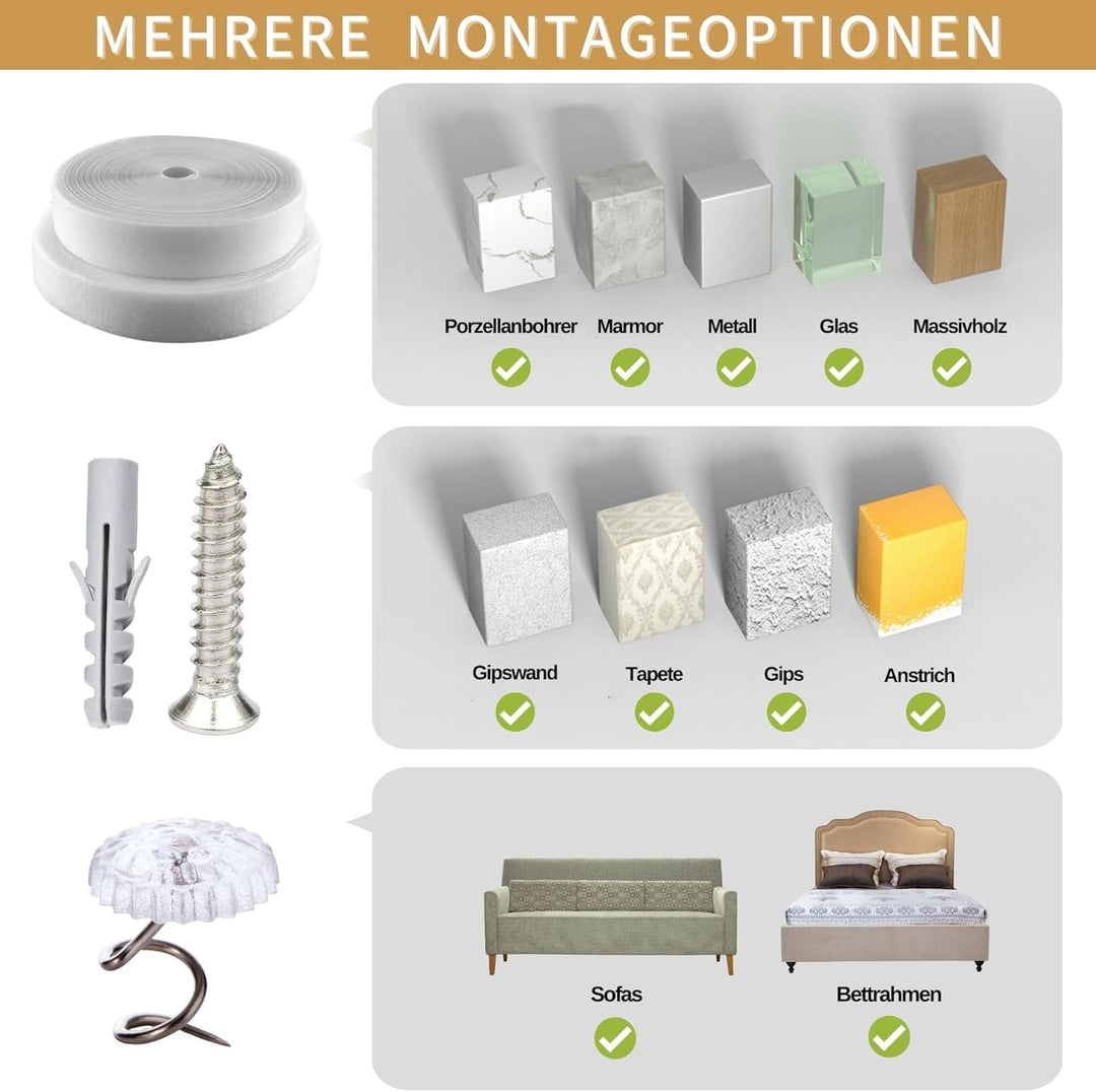 2 Stück Kratzmatte aus Sisal, Kratzmatte für Katzen, mit Klebeband, Katzenkratzmatte, Teppich zum Sc
