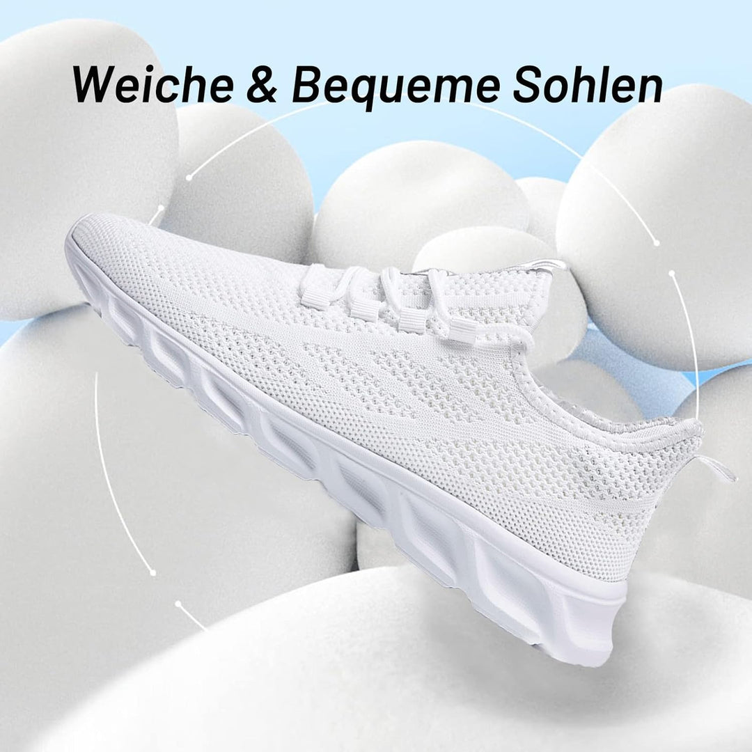 AZSDXS Sneaker Sportschuhe FüR Herren Turnschuhe Herren Schuhe Herren Sneaker Herren 42 EU Weiss, 42