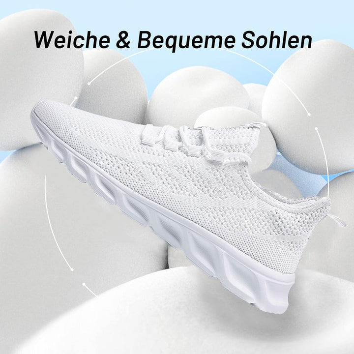 AZSDXS Sneaker Sportschuhe FüR Herren Turnschuhe Herren Schuhe Herren Sneaker Herren 42 EU Weiss, 42