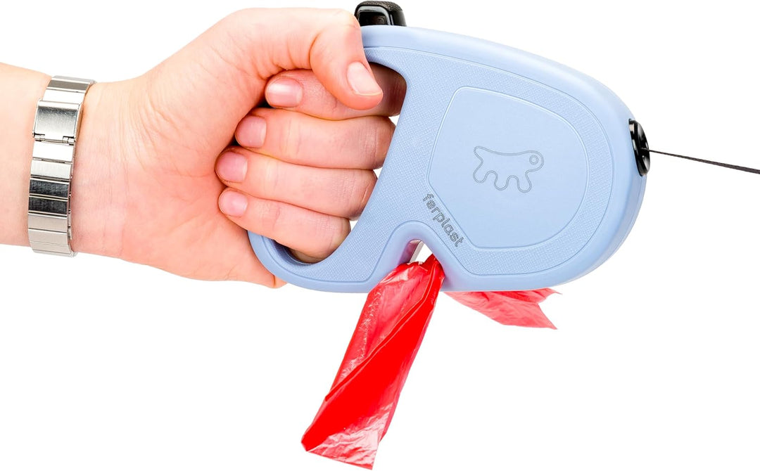Ferplast Hundeleine Flippy ONE, Rollleine kleine Hunde bis 15 kg. Ausziehbares Gurtband max. 4 m. Ei