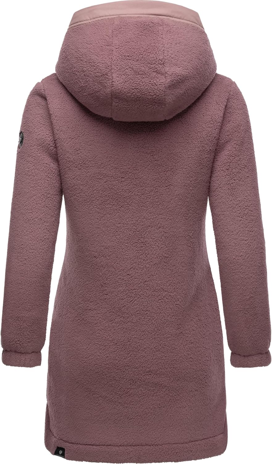 Ragwear Damen Fleecejacke Kurze Teddyfleece-Jacke warm mit Kapuze Cousy XS-6XL 3XL Mauve24, 3XL Mauv