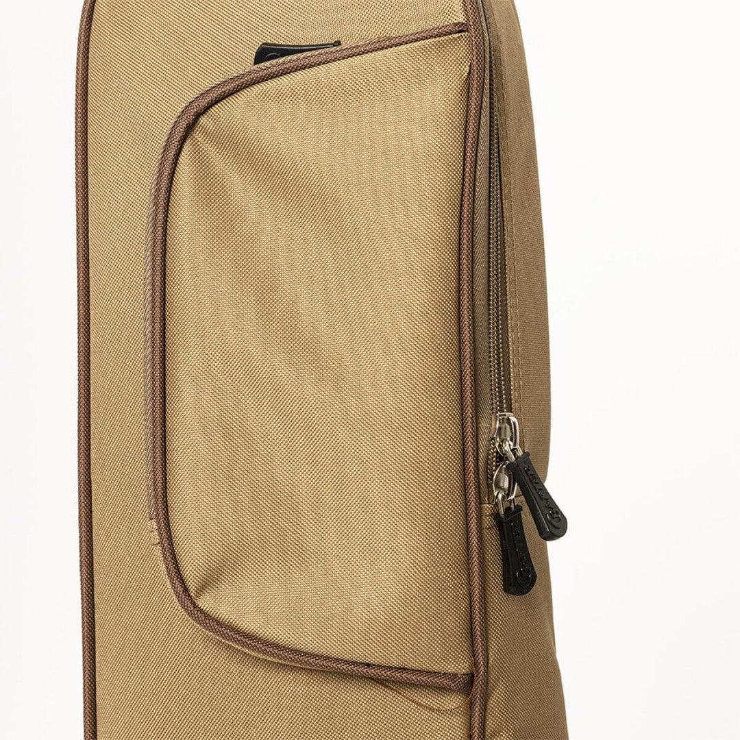 Crafter Gitarrentasche DG-M LINE Gigbag – Braun, 18 mm Polsterung, Rucksackgurt & Tragegriff, 2 Auss