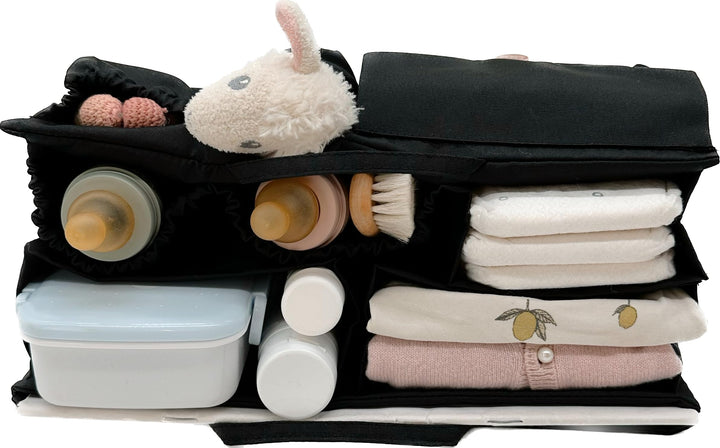 Windeltasche für Newborn Baby Essentials, Handtaschen Organizer für Eltern, Taschenorganizer mit Fac