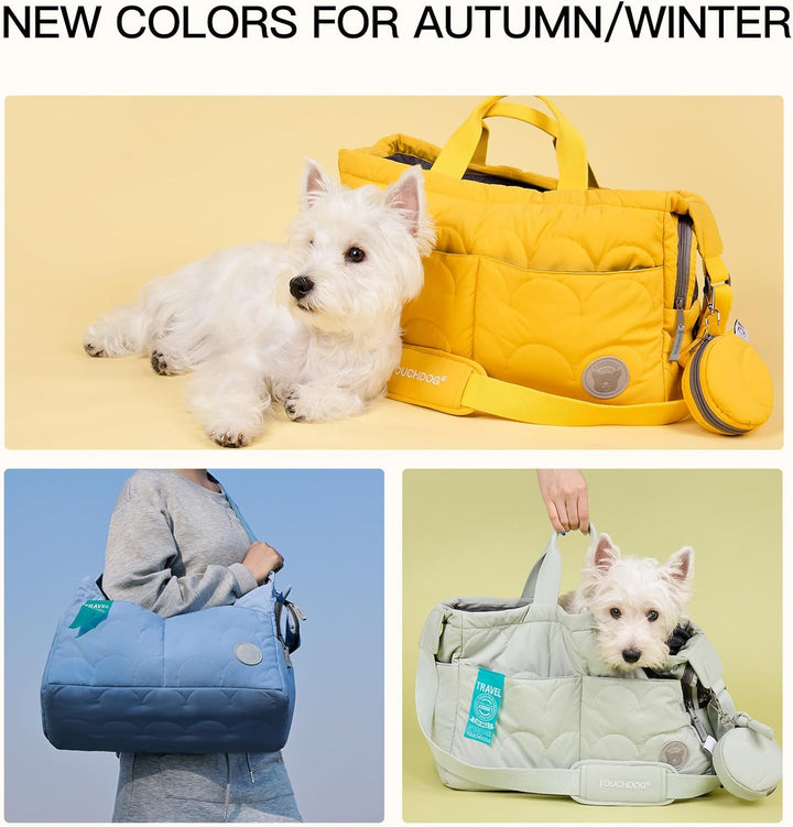 Macaron Cloud Haustiertragetasche für kleine Hunde und Katzen, leichte, tragbare Schulter- und Umhän