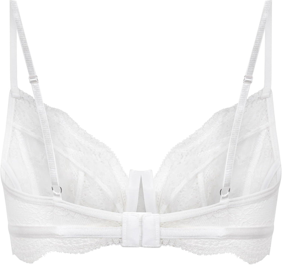 HUNKEMÖLLER Unwattierter Bügel-BH Isabelle 85E Snow White, 85E Snow White