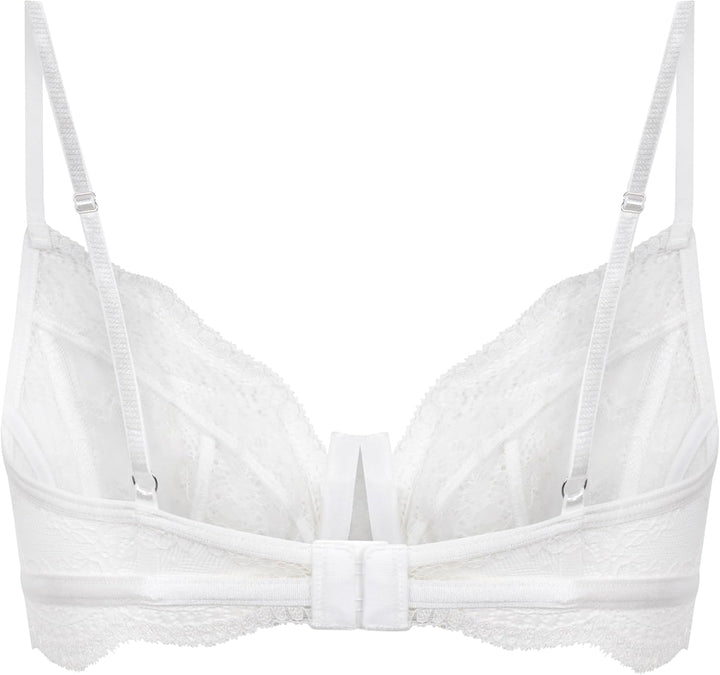 HUNKEMÖLLER Unwattierter Bügel-BH Isabelle 85E Snow White, 85E Snow White