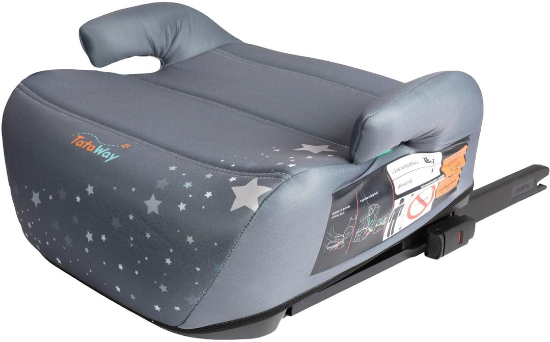 Tataway Babyautositz ISOFIX Black i-Size ECE R129, Kindergrösse 125-150 cm, 22-36 kg, 6-12 Jahre alt