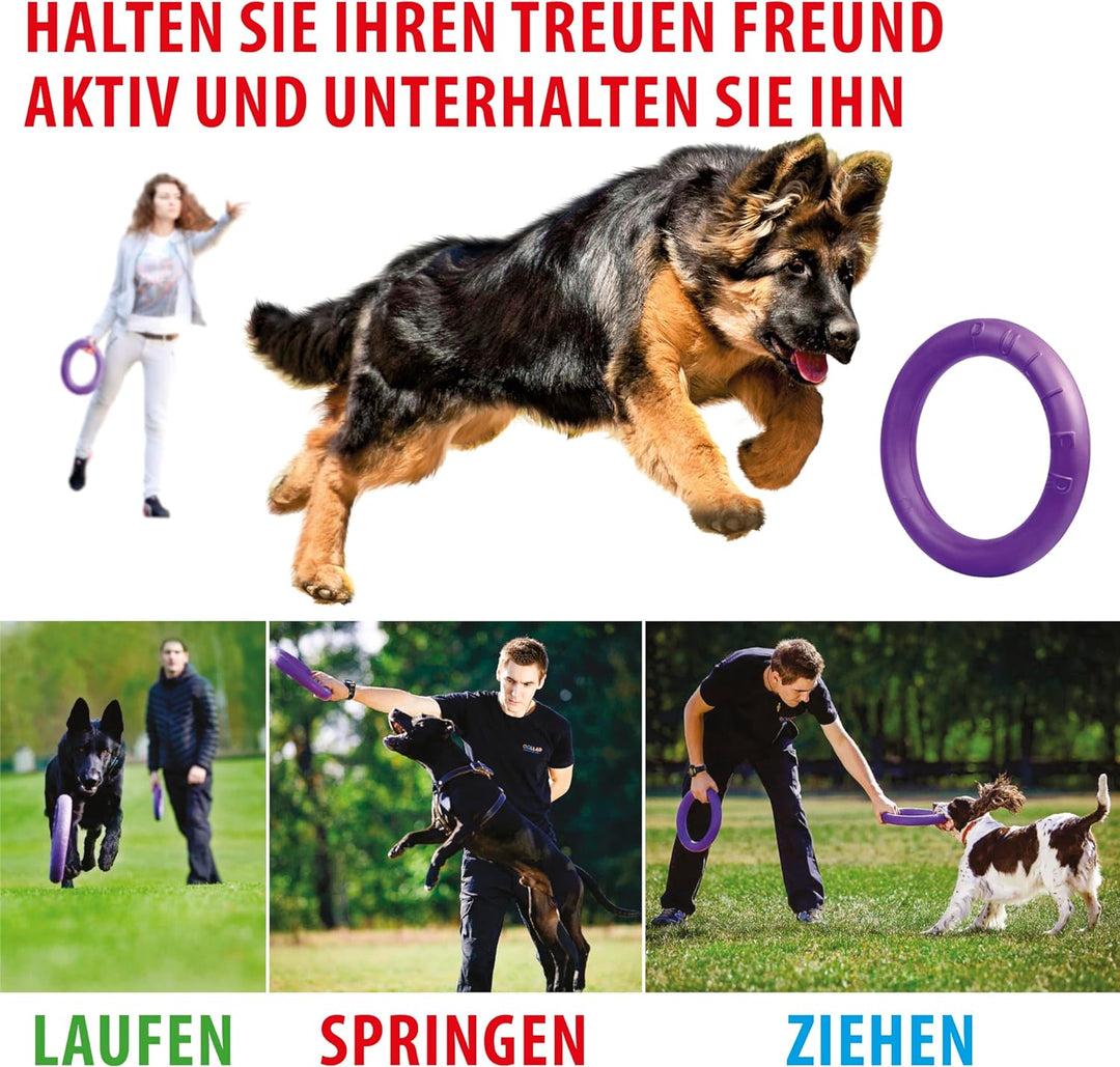 Gioco Interattivo per Cani Grandi PULLER MAXI 1 Anello, Addestramento, Corsa, Salto, Tiro, Spring Po