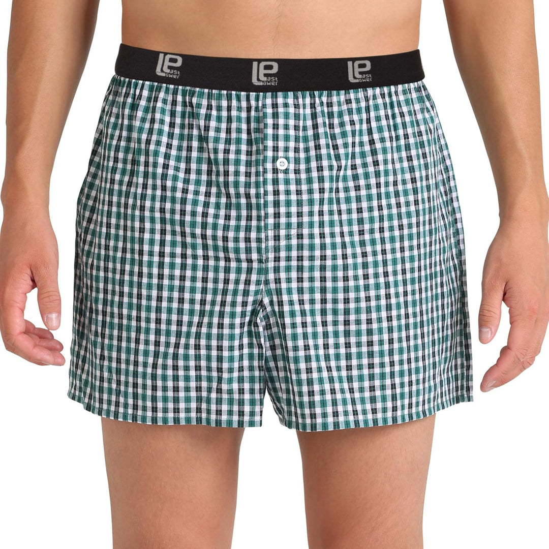 Lower East American Boxershorts Herren 10 Pack I 6 Pack aus 95% Baumwolle und 5% Elasthan I Unterwäs