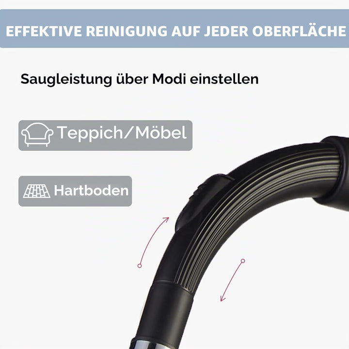 EFFEKTIV Beutelloser Staubsauger GranTornado 1000X, Cyclone 1200W Power Kompakte Bodenstaubsauger oh