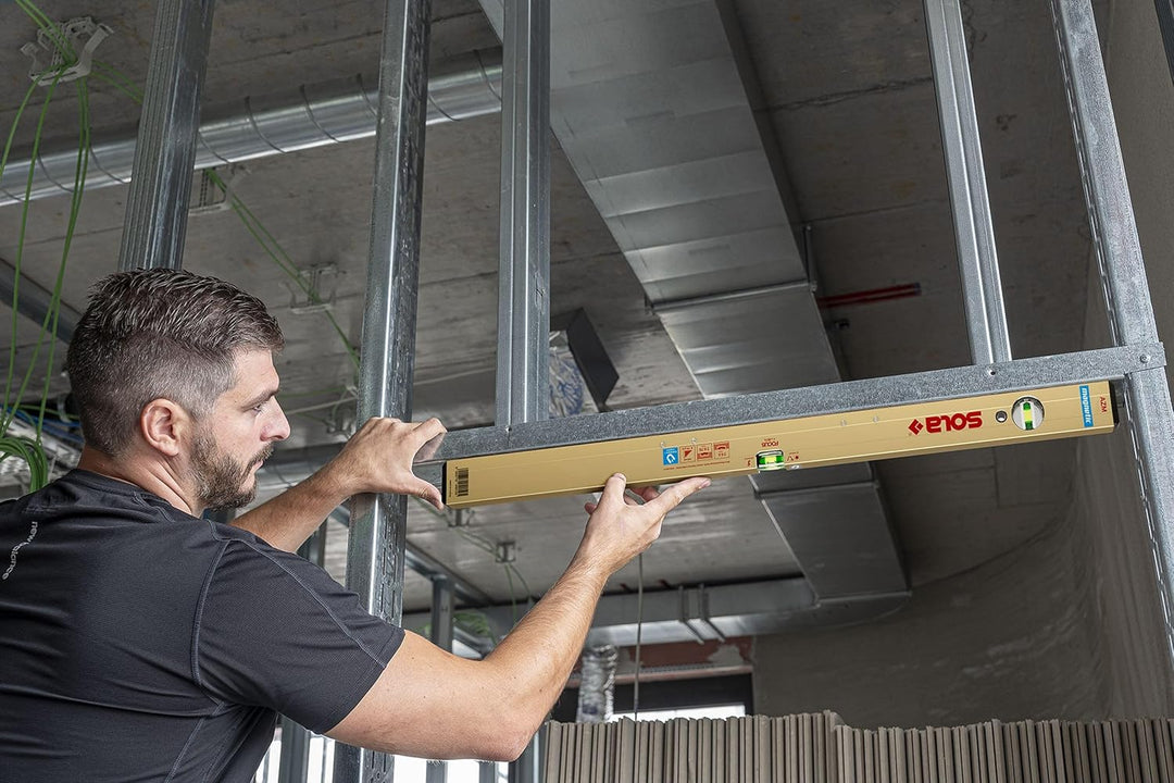 SOLA Aluminium Magnetwasserwaage AZM 40cm mit 2 Libellen, 400 mm, 400 mm