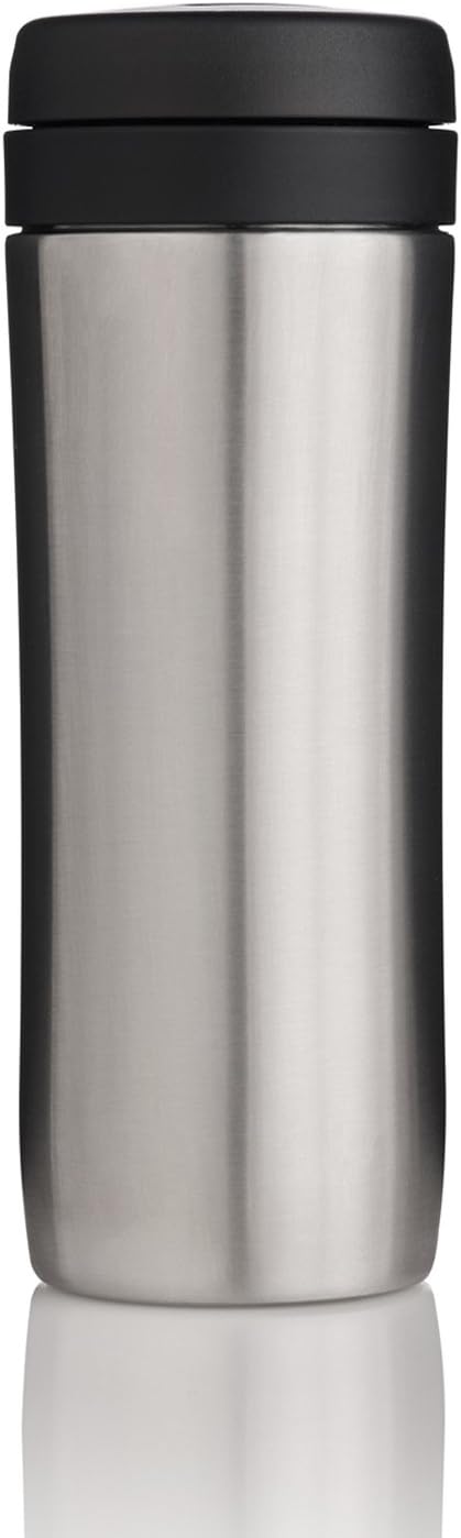 ESPRO Reise-French Press Travel Press, Mini Coffee Maker mit Thermo-Funktion, Edelstahl, Kaffee, to