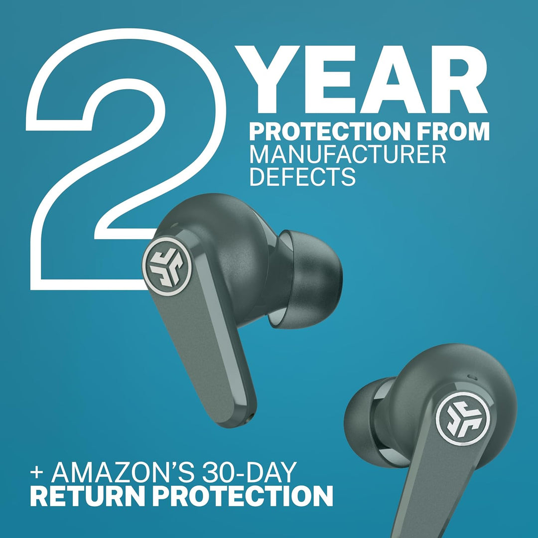 JLab Go Pods ANC In-Ear Kopfhörer Bluetooth mit Noise Cancelling - Kabellose Earbuds mit 26+ Std. -