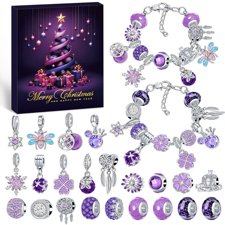 Adventskalender 2025 Frauen Schmuck, Weihnachtskalender Schmuck Geschenk für Mädchen Kinder Teenager