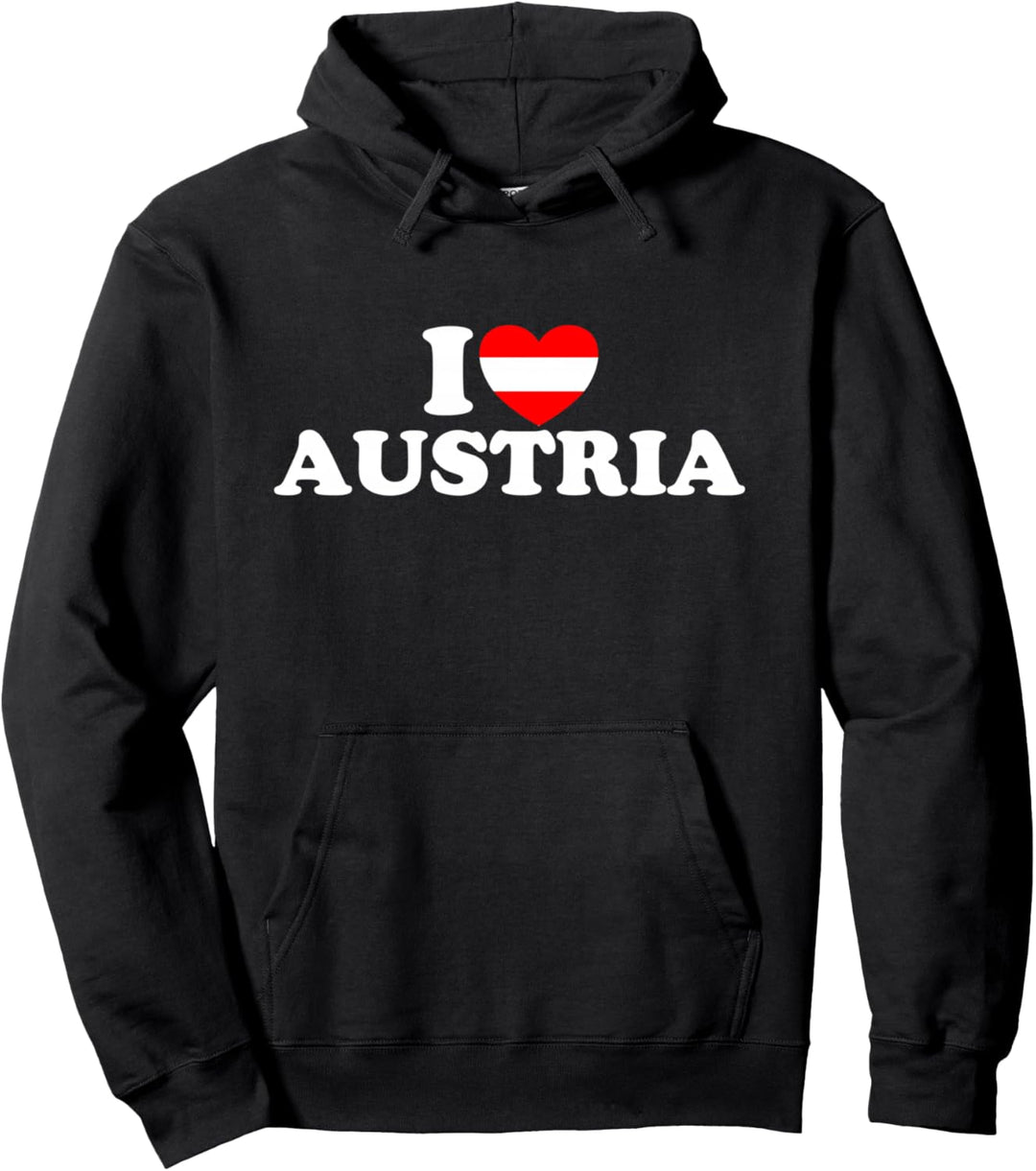 I Love Austria Pullover Hoodie