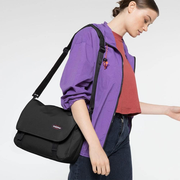 Eastpak JR Umhängetasche, 51 cm, 47 L, Black (Schwarz), Schwarz