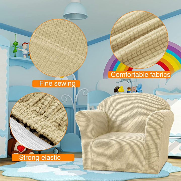 VanderHOME Kindersofa Bezug Sofas fürs Kinderzimmer Stretch Spandex Couchbezug Sofahusse fürs Kinder