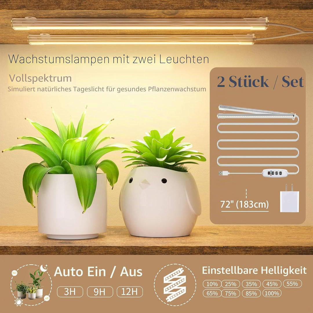 Pflanzenständer für den Innenbereich mit Wachstumslichtern, 6 Ebenen, hohes Pflanzenregal, 160 cm, M